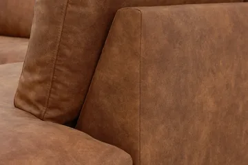 Ocean Lyx 4-sits Soffa med Schäslong Höger - Brun - Möbler - Soffa - Divansoffa & schäslongsoffa - 4 sits soffa med divan