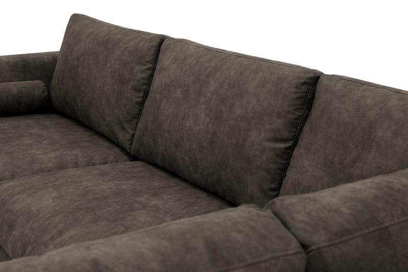 Ocean Lyx 4-sits Soffa med Schäslong Höger - Brun - Möbler - Soffa - Divansoffa & schäslongsoffa - 4 sits soffa med divan