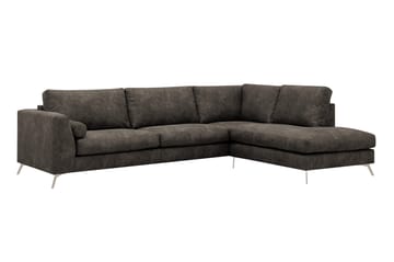 Ocean Lyx 4-sits Soffa med Schäslong Höger - Brun - Möbler - Soffa - Divansoffa & schäslongsoffa - 4 sits soffa med divan