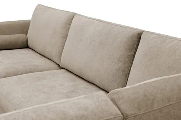 Ocean Lyx 4-sits Soffa med Schäslong Höger - Brun - Möbler - Soffa - Divansoffa & schäslongsoffa - 4 sits soffa med divan