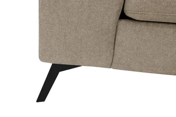 Ocean Lyx 4-sits Soffa med Schäslong Höger - Brun - Möbler - Soffa - Divansoffa & schäslongsoffa - 4 sits soffa med divan