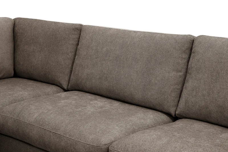 Ocean Lyx 4-sits Soffa med Schäslong Vänster - Mörkbrun - Möbler - Soffa - Divansoffa & schäslongsoffa - 4 sits soffa med divan