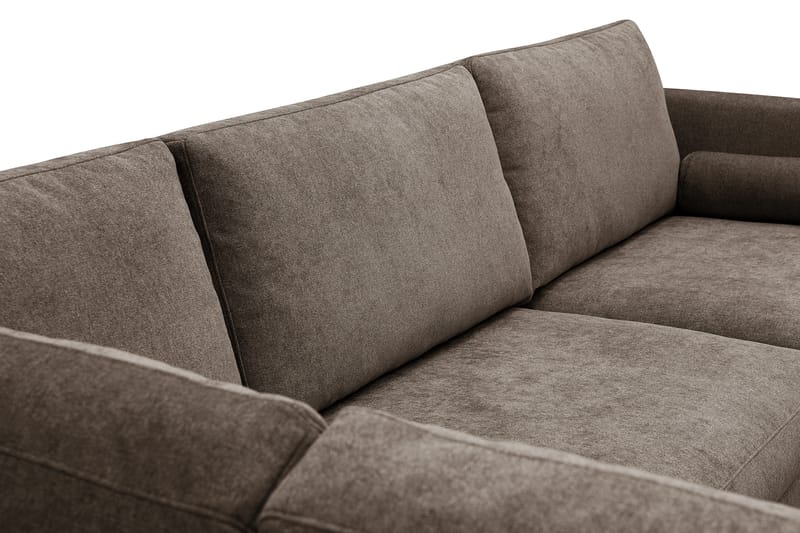 Ocean Lyx 4-sits Soffa med Schäslong Vänster - Mörkbrun - Möbler - Soffa - Divansoffa & schäslongsoffa - 4 sits soffa med divan