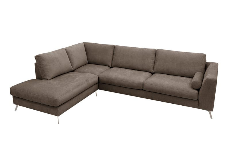 Ocean Lyx 4-sits Soffa med Schäslong Vänster - Mörkbrun - Möbler - Soffa - Divansoffa & schäslongsoffa - 4 sits soffa med divan