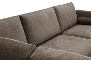 Ocean Lyx 4-sits Soffa med Schäslong Vänster - Mörkbrun - Möbler - Soffa - Divansoffa & schäslongsoffa - 4 sits soffa med divan