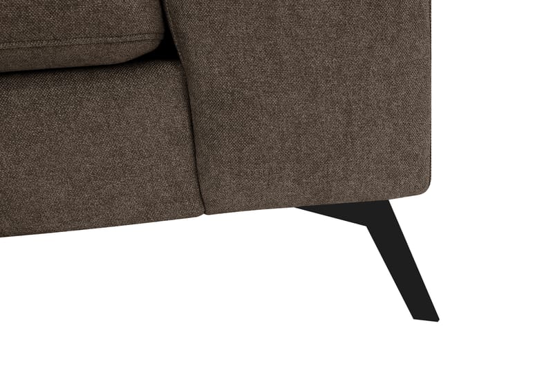 Ocean Lyx 4-sits Soffa med Schäslong Vänster - Mörkbrun - Möbler - Soffa - Divansoffa & schäslongsoffa - 4 sits soffa med divan