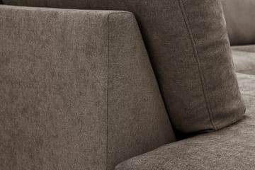 Ocean Lyx 4-sits Soffa med Schäslong Vänster - Mörkbrun - Möbler - Soffa - Divansoffa & schäslongsoffa - 4 sits soffa med divan