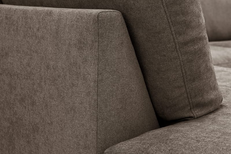 Ocean Lyx 4-sits Soffa med Schäslong Vänster - Mörkbrun - Möbler - Soffa - Divansoffa & schäslongsoffa - 4 sits soffa med divan