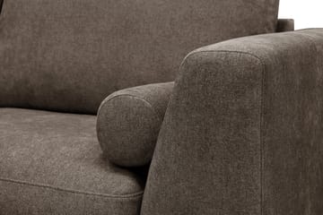 Ocean Lyx 4-sits Soffa med Schäslong Vänster - Mörkbrun - Möbler - Soffa - Divansoffa & schäslongsoffa - 4 sits soffa med divan