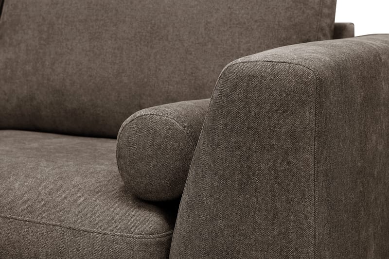 Ocean Lyx 4-sits Soffa med Schäslong Vänster - Mörkbrun - Möbler - Soffa - Divansoffa & schäslongsoffa - 4 sits soffa med divan