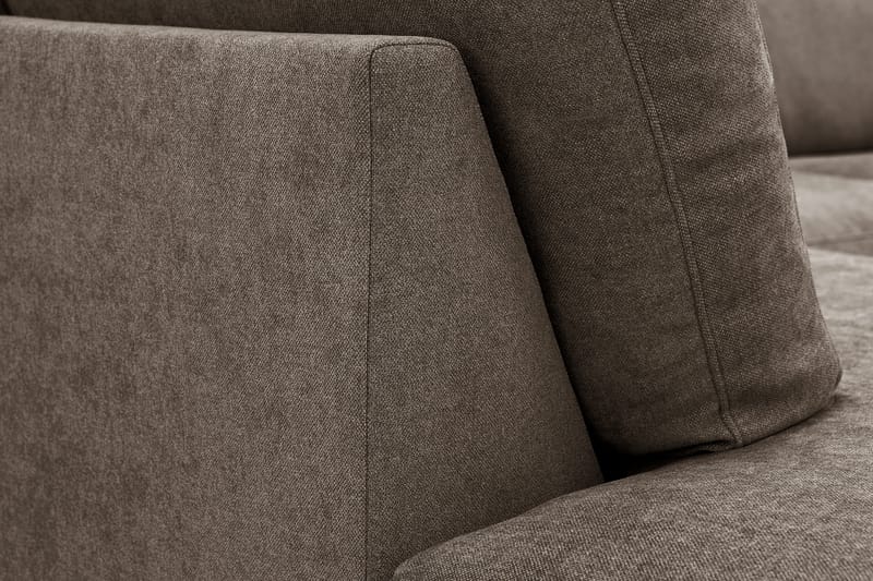 Ocean Lyx 4-sits Soffa med Schäslong Vänster - Mörkbrun - Möbler - Soffa - Divansoffa & schäslongsoffa - 4 sits soffa med divan