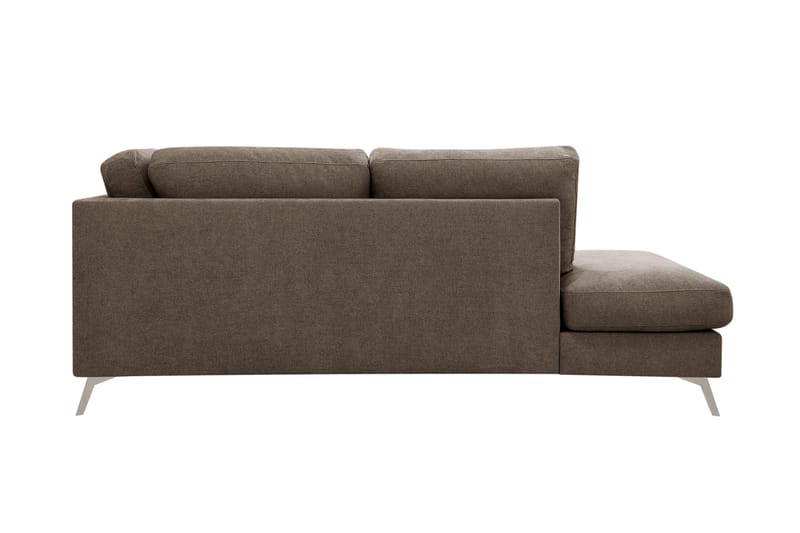 Ocean Lyx 4-sits Soffa med Schäslong Vänster - Mörkbrun - Möbler - Soffa - Divansoffa & schäslongsoffa - 4 sits soffa med divan