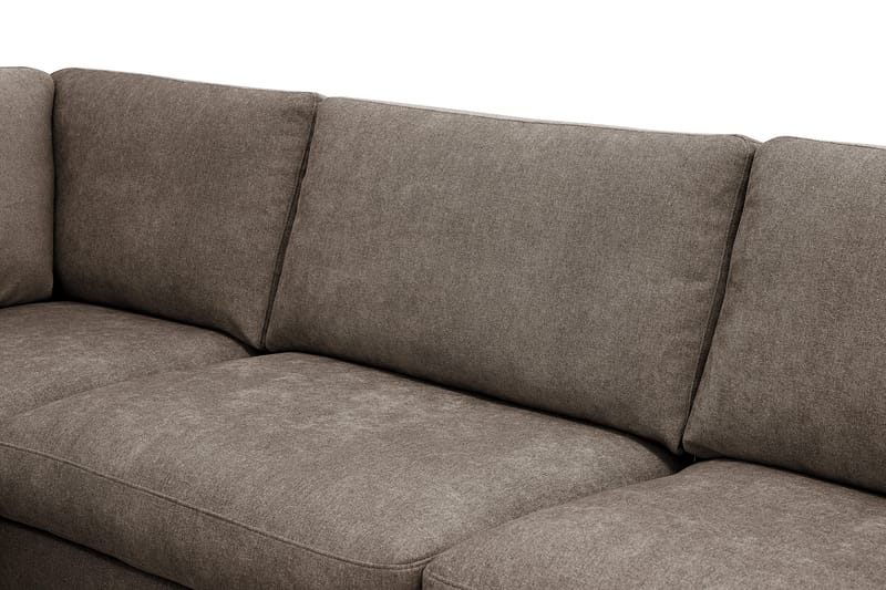 Ocean Lyx 4-sits Soffa med Schäslong Vänster - Mörkbrun - Möbler - Soffa - Divansoffa & schäslongsoffa - 4 sits soffa med divan
