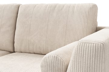 Ocean Lyx 4-sits Vänstervänd L-formad Schäslongsoffa i Manchester - Beige - Möbler - Soffa - Divansoffa & schäslongsoffa - 4 sits soffa med divan