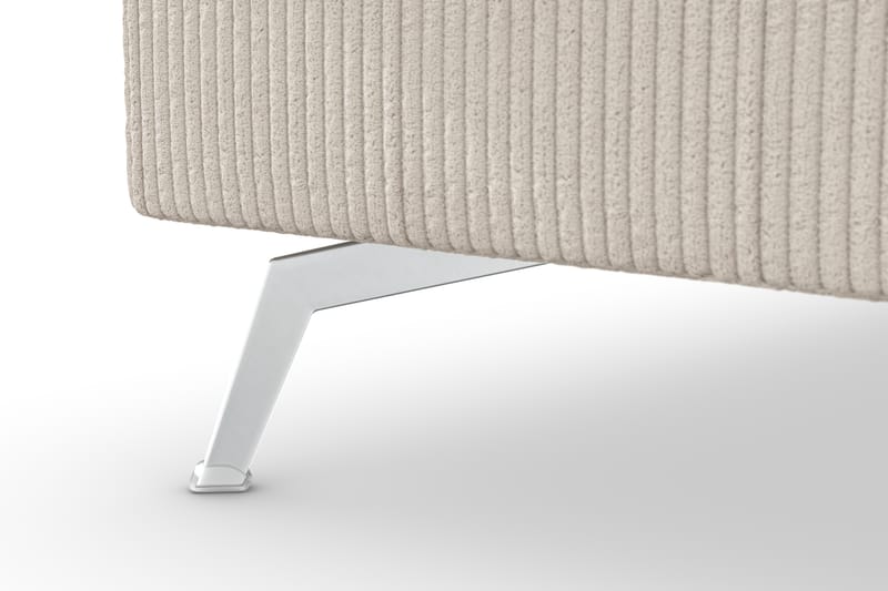 Ocean Lyx 4-sits Vänstervänd L-formad Schäslongsoffa i Manchester - Beige - Möbler - Soffa - Divansoffa & schäslongsoffa - 4 sits soffa med divan