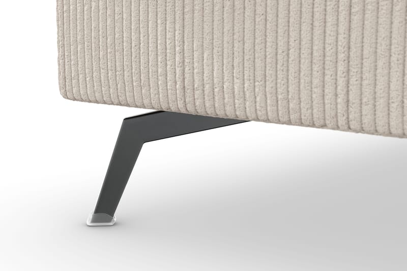 Ocean Lyx 4-sits Vänstervänd L-formad Schäslongsoffa i Manchester - Beige - Möbler - Soffa - Divansoffa & schäslongsoffa - 4 sits soffa med divan