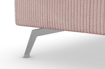 Ocean Lyx 4-sits Vänstervänd L-formad Schäslongsoffa i Manchester - Rosa - Möbler - Soffa - Divansoffa & schäslongsoffa - 4 sits soffa med divan