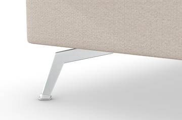 Ocean Lyx 4-sits Vänstervänd L-formad Schäslongsoffa i Tyg - Beige - Möbler - Soffa - Divansoffa & schäslongsoffa - 4 sits soffa med divan
