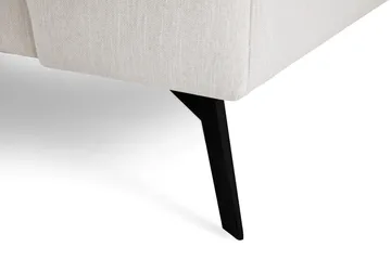 Ocean Lyx 4-sits Vänstervänd L-formad Schäslongsoffa i Tyg - Ljusgrå - Möbler - Soffa - Divansoffa & schäslongsoffa - 4 sits soffa med divan