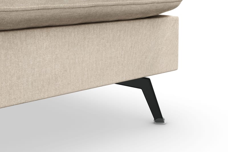 Ocean Lyx U-soffa med Schäslong Höger - Beige - Möbler - Soffa - Sammetssoffa