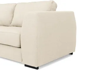 Optus 3-sits Soffa med Schäslong Vänster - Beige - Möbler - Soffa - Divansoffa & schäslongsoffa - 3 sits soffa med divan
