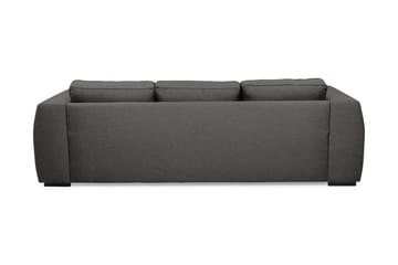 Optus 3-sits Vändbar L-formad Divansoffa i Tyg - Mörkgrå - Möbler - Soffa - Divansoffa & schäslongsoffa - 3 sits soffa med divan