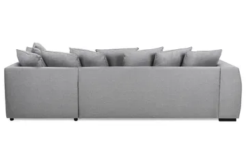 Optus 4-sits Högervänd L-formad Schäslongsoffa i Tyg inkl Kuvertkuddar - Ljusgrå - Möbler - Soffa - Divansoffa & schäslongsoffa - 3 sits soffa med divan