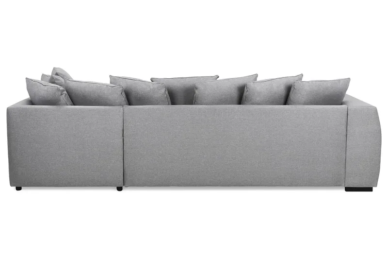 Optus 4-sits Högervänd L-formad Schäslongsoffa i Tyg inkl Kuvertkuddar - Ljusgrå - Möbler - Soffa - Divansoffa & schäslongsoffa - 3 sits soffa med divan