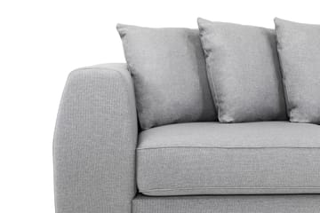 Optus 4-sits Högervänd L-formad Schäslongsoffa i Tyg inkl Kuvertkuddar - Ljusgrå - Möbler - Soffa - Divansoffa & schäslongsoffa - 3 sits soffa med divan