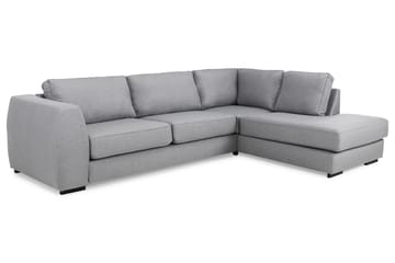 Optus 4-sits Högervänd L-formad Schäslongsoffa i Tyg - Ljusgrå - Möbler - Soffa - Divansoffa & schäslongsoffa - 3 sits soffa med divan