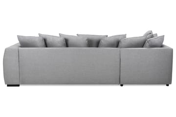 Optus 4-sits Vänstervänd L-formad Schäslongsoffa i Tyg inkl Kuvertkuddar - Ljusgrå - Möbler - Soffa - Divansoffa & schäslongsoffa - 3 sits soffa med divan