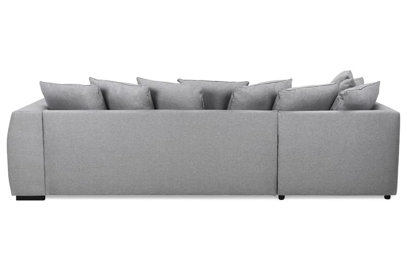 Optus 4-sits Vänstervänd L-formad Schäslongsoffa i Tyg inkl Kuvertkuddar - Ljusgrå - Möbler - Soffa - Divansoffa & schäslongsoffa - 3 sits soffa med divan