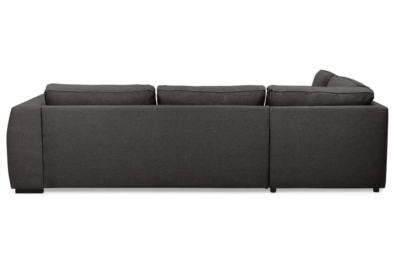Optus 4-sits Vänstervänd L-formad Schäslongsoffa i Tyg - Mörkgrå - Möbler - Soffa - Divansoffa & schäslongsoffa - 3 sits soffa med divan