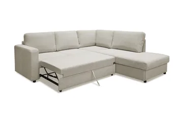Paris Bäddsoffa - Beige - Möbler - Soffa - Divansoffa & schäslongsoffa - 4 sits soffa med divan