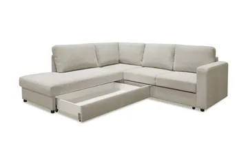 Paris Bäddsoffa - Beige - Möbler - Soffa - Divansoffa & schäslongsoffa - 4 sits soffa med divan