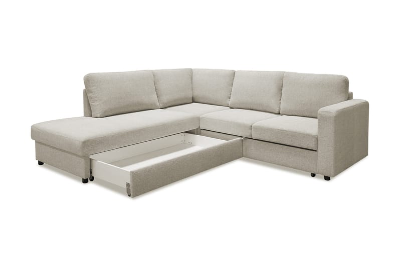 Paris Bäddsoffa - Beige - Möbler - Soffa - Divansoffa & schäslongsoffa - 4 sits soffa med divan