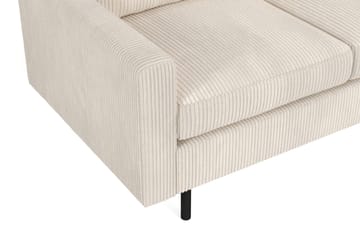 Peppe 3-sits Vändbar L-formad Divansoffa i Manchester 200 cm bred - Beige - Möbler - Soffa - Divansoffa & schäslongsoffa - 3 sits soffa med divan