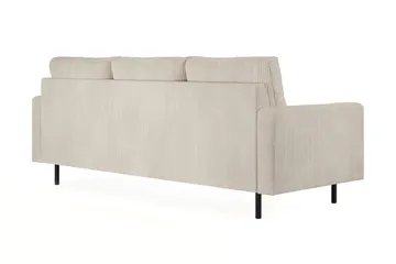 Peppe 3-sits Vändbar L-formad Divansoffa i Manchester - Beige - Möbler - Soffa - Divansoffa & schäslongsoffa - 3 sits soffa med divan