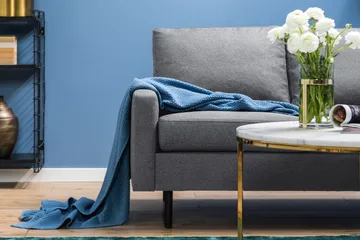 Peppe 3-sits Vändbar L-formad Divansoffa i Tyg - Ljusgrå - Möbler - Soffa - Divansoffa & schäslongsoffa - 3 sits soffa med divan