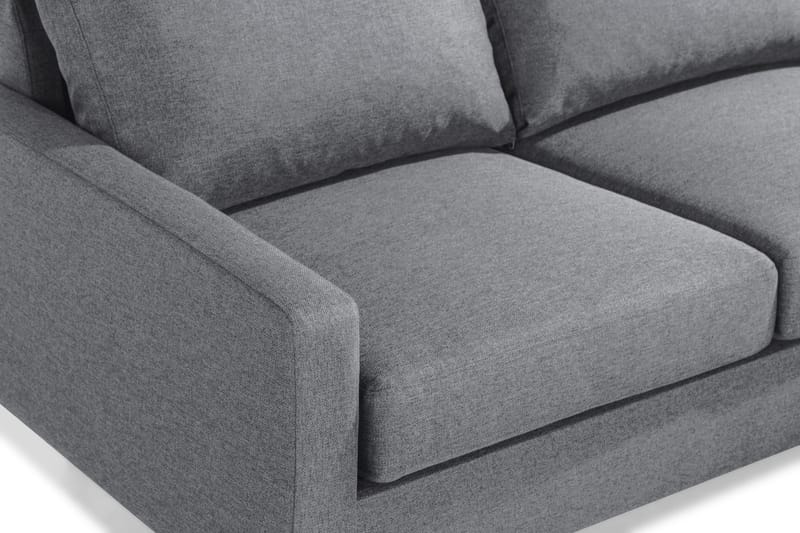 Peppe 3-sits Vändbar L-formad Divansoffa i Tyg - Ljusgrå - Möbler - Soffa - Divansoffa & schäslongsoffa - 3 sits soffa med divan