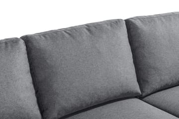 Peppe 3-sits Vändbar L-formad Divansoffa i Tyg - Ljusgrå - Möbler - Soffa - Divansoffa & schäslongsoffa - 3 sits soffa med divan