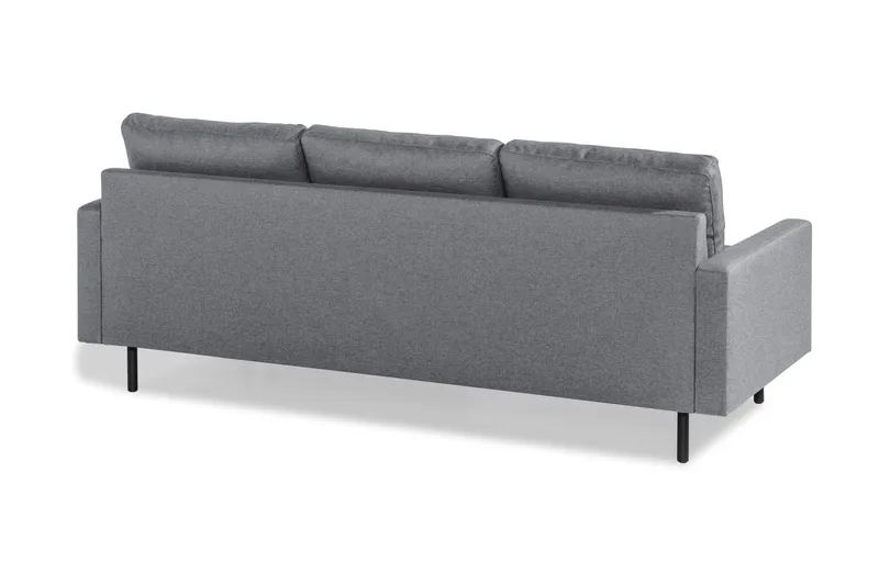 Peppe 3-sits Vändbar L-formad Divansoffa i Tyg - Ljusgrå - Möbler - Soffa - Divansoffa & schäslongsoffa - 3 sits soffa med divan