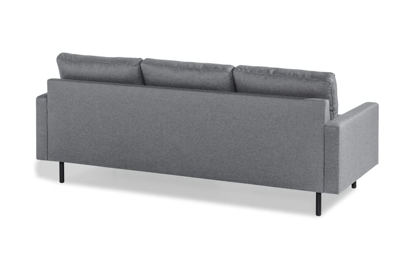 Peppe 3-sits Vändbar L-formad Divansoffa i Tyg - Ljusgrå - Möbler - Soffa - Divansoffa & schäslongsoffa - 3 sits soffa med divan