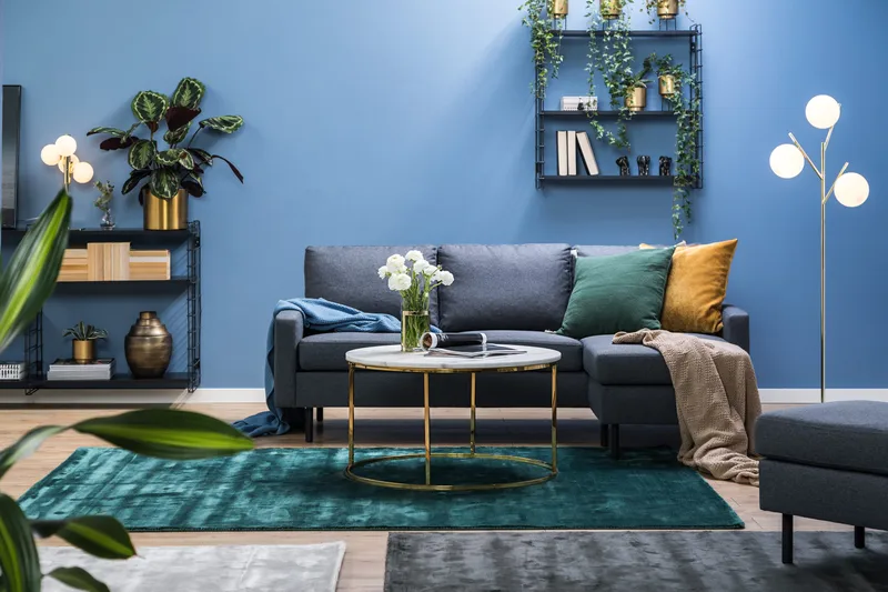 Peppe 3-sits Vändbar L-formad Divansoffa i Tyg - Mörkgrå - Möbler - Soffa - Divansoffa & schäslongsoffa - 3 sits soffa med divan