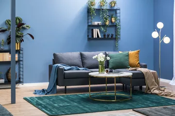 Peppe 3-sits Vändbar L-formad Divansoffa i Tyg - Mörkgrå - Möbler - Soffa - Divansoffa & schäslongsoffa - 3 sits soffa med divan