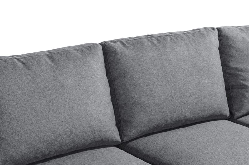 Peppe 4-sits Högervänd L-formad Schäslongsoffa i Tyg - Ljusgrå - Möbler - Soffa - Divansoffa & schäslongsoffa - 4 sits soffa med divan