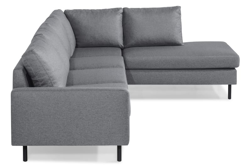 Peppe 4-sits Högervänd L-formad Schäslongsoffa i Tyg - Ljusgrå - Möbler - Soffa - Divansoffa & schäslongsoffa - 4 sits soffa med divan