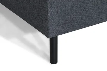 Peppe 4-sits Högervänd L-formad Schäslongsoffa i Tyg - Mörkgrå - Möbler - Soffa - Divansoffa & schäslongsoffa - 4 sits soffa med divan