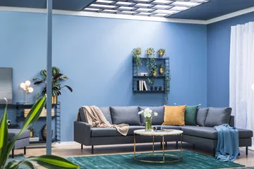 Peppe 4-sits Högervänd L-formad Schäslongsoffa i Tyg - Mörkgrå - Möbler - Soffa - Divansoffa & schäslongsoffa - 4 sits soffa med divan