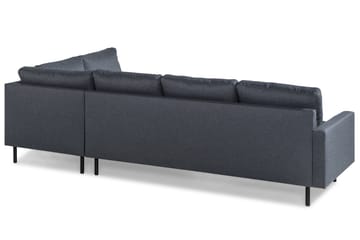 Peppe 4-sits Högervänd L-formad Schäslongsoffa i Tyg - Mörkgrå - Möbler - Soffa - Divansoffa & schäslongsoffa - 4 sits soffa med divan